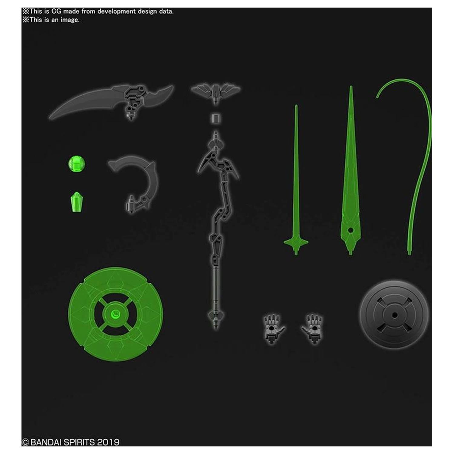 30MM Customize Weapons (Witchcraft Weapon) Model Kit product photo