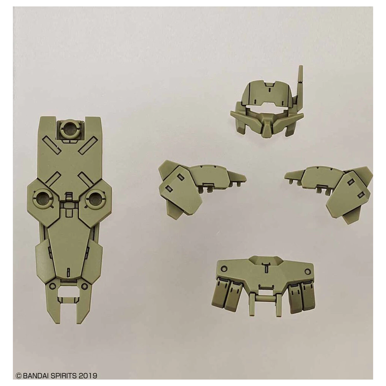 30MM Optional Armor Set for Close Combat Dark Green model kit accessory pack product photo