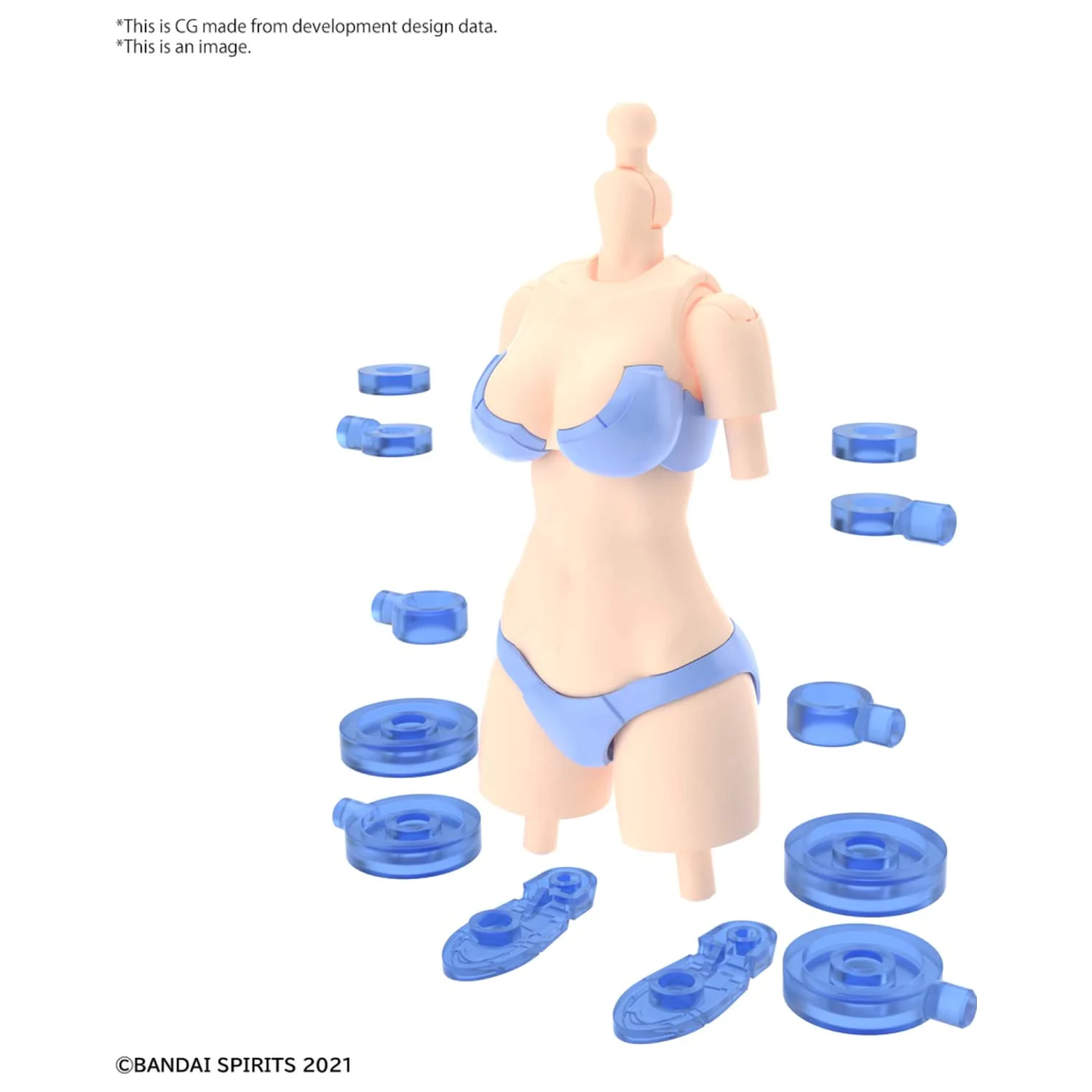 30MS Body Parts Set Type S01 Color A product photo