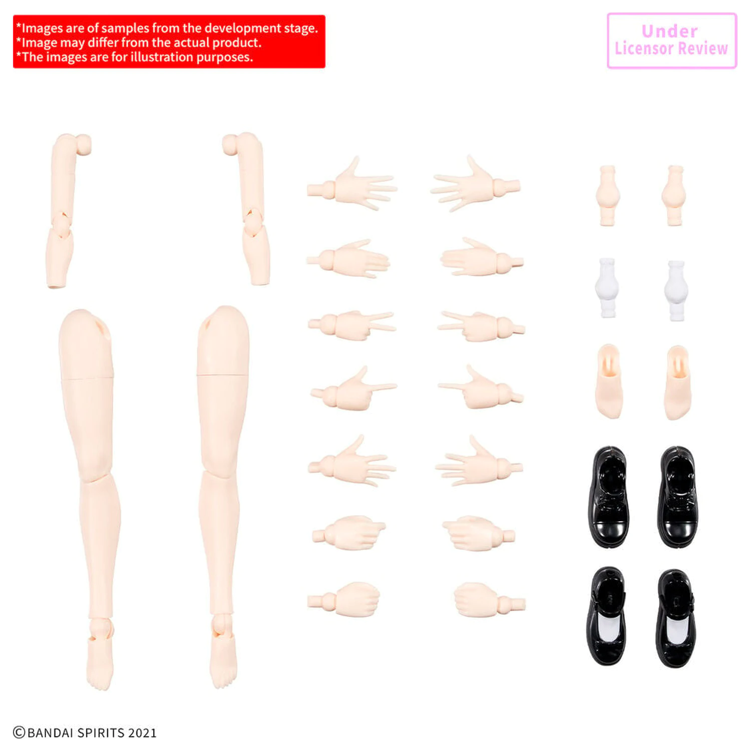30MS Option Body Parts Arm Parts & Leg Parts S Color B Accessory Set 30 Minutes Sisters product photo