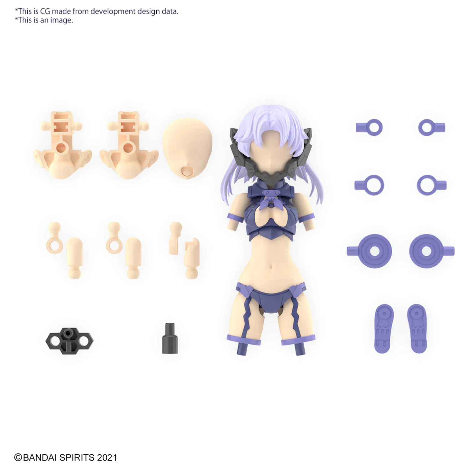 30MS Option Parts Set 11 (Fang Costume) Color A Model Kit product photo