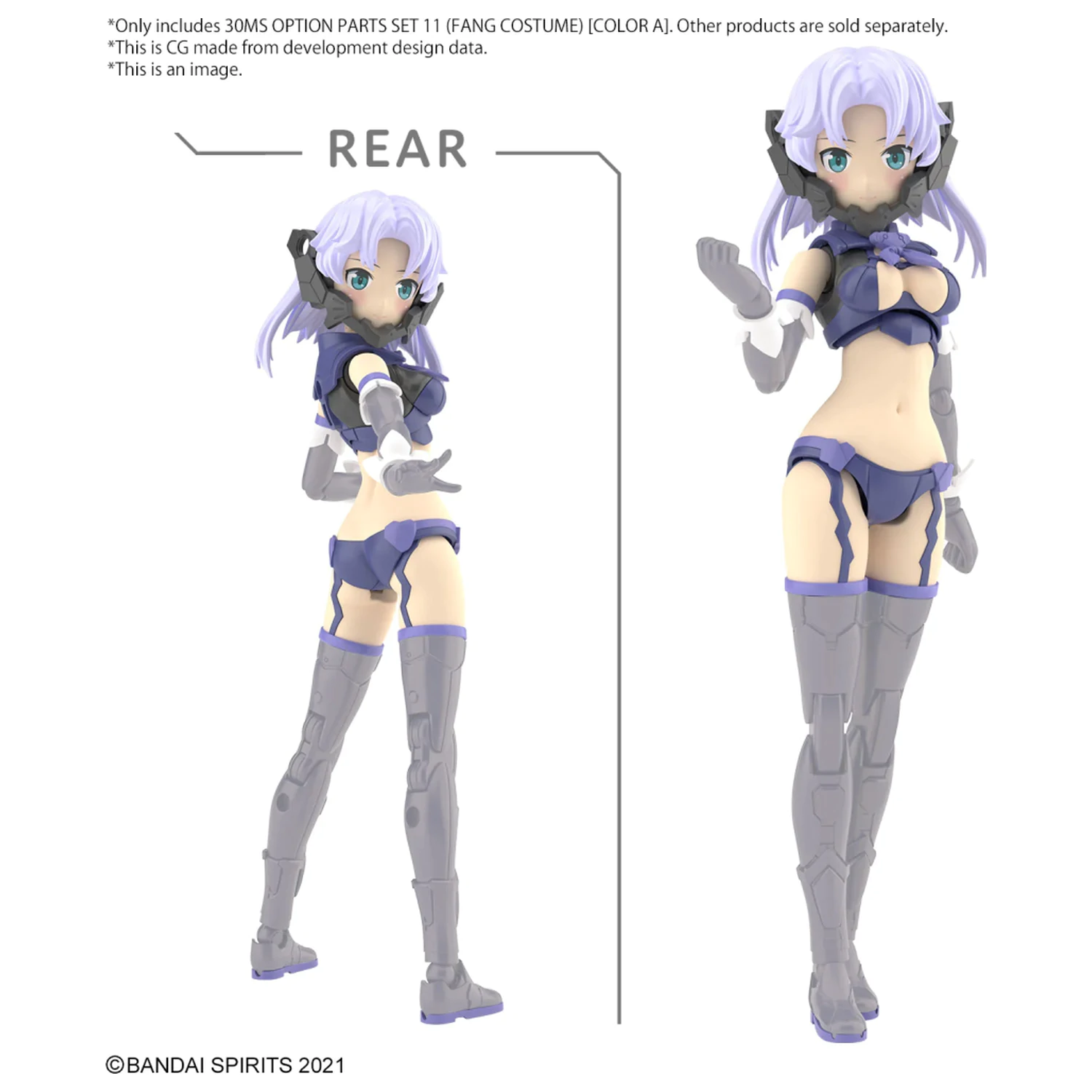 30MS Option Parts Set 11 (Fang Costume) Color A Model Kit product photo