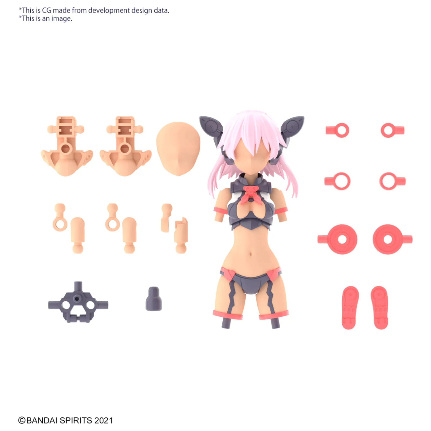 30MS Option Parts Set 8 (Scout Costume Color C) Model Kit product photo