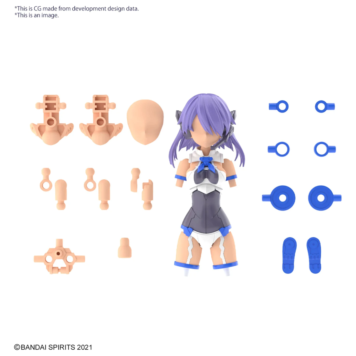 30MS Option Parts Set 9 (Commander Costume Color C) Model Kit product photo