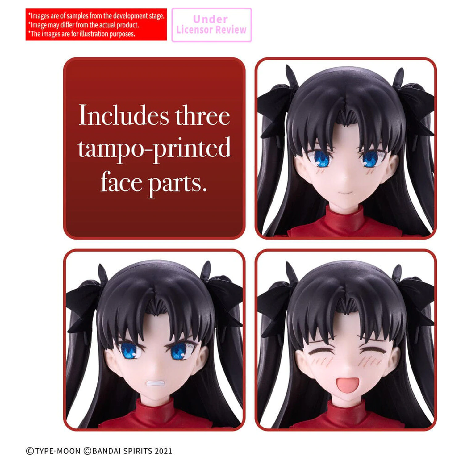 30MS Rin Tohsaka Model Kit Base Figure 30 Minutes Sisters Fate Stay Night product photo