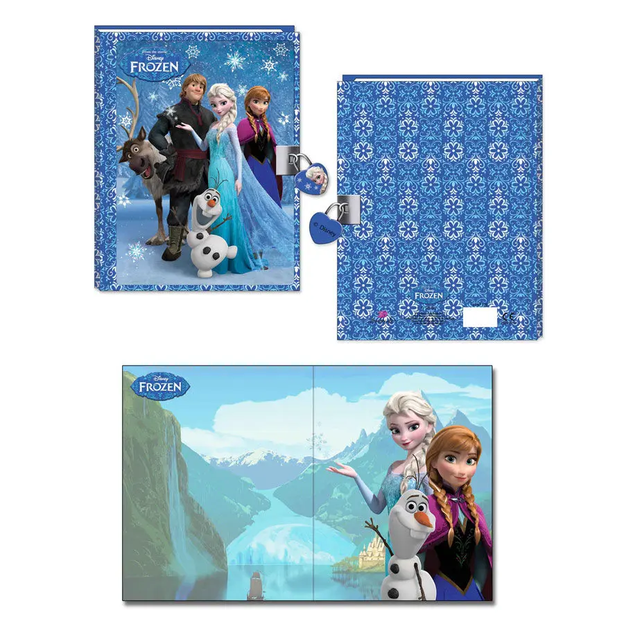 Diario 3D Frozen Disney candado product photo