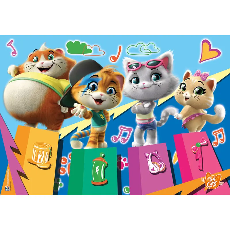 44 Cats puzzle 104pcs product photo