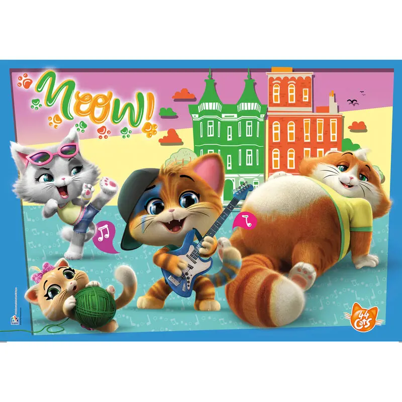 44 Cats puzzle 180pcs product photo