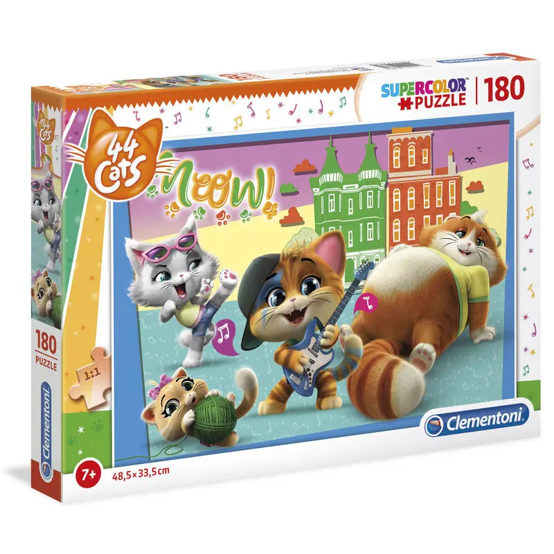 44 Cats puzzle 180pcs product photo