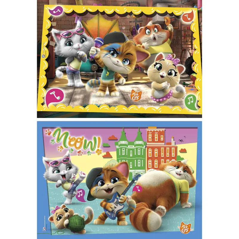 44 Cats puzzle 2x20pcs product photo