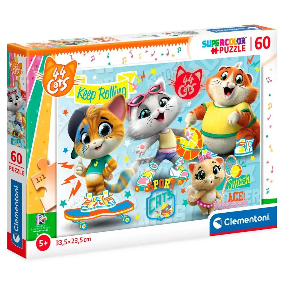 44 Cats puzzle 60pcs product photo