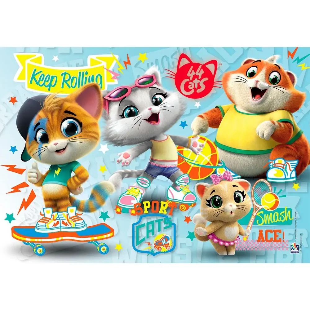 44 Cats puzzle 60pcs product photo