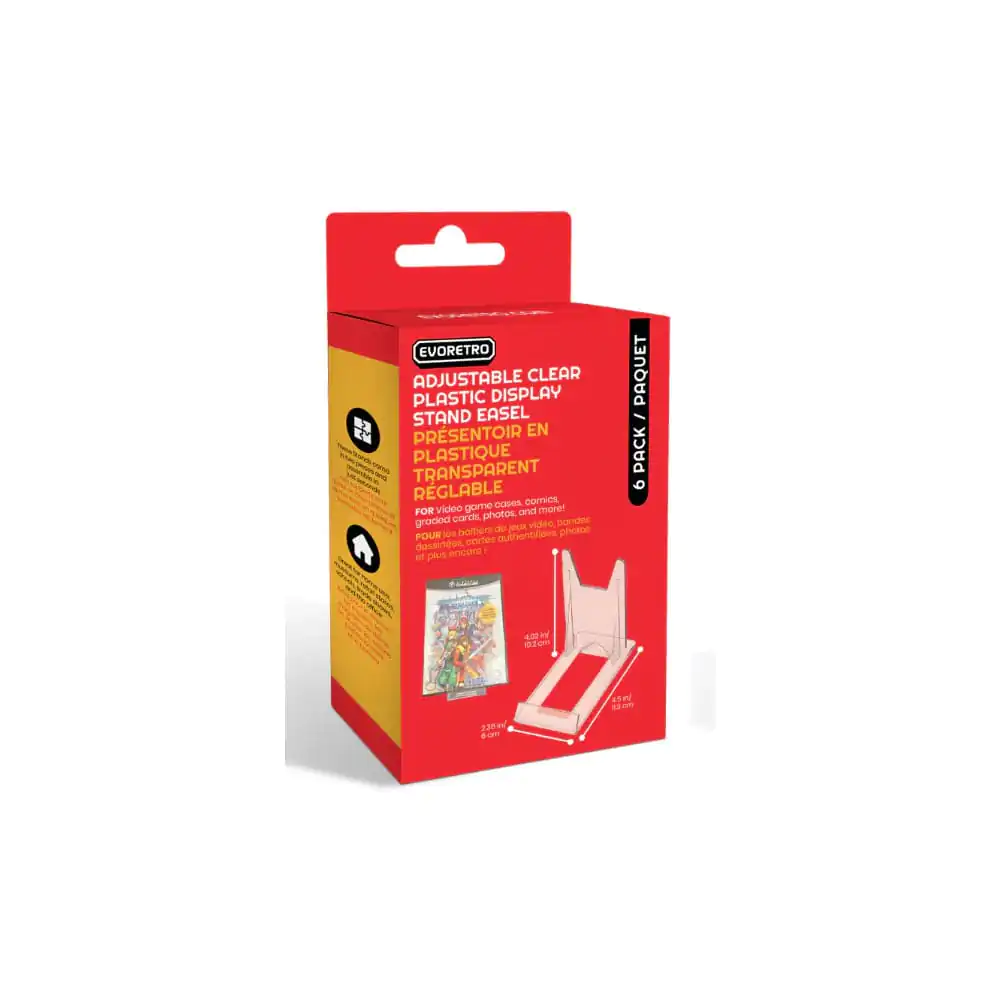 Adjustable Easel Stand 6-Pack Compatible with Video Game Cases product photo