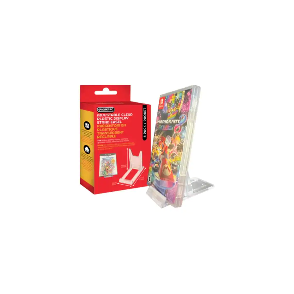 Adjustable Easel Stand 6-Pack Compatible with Video Game Cases product photo