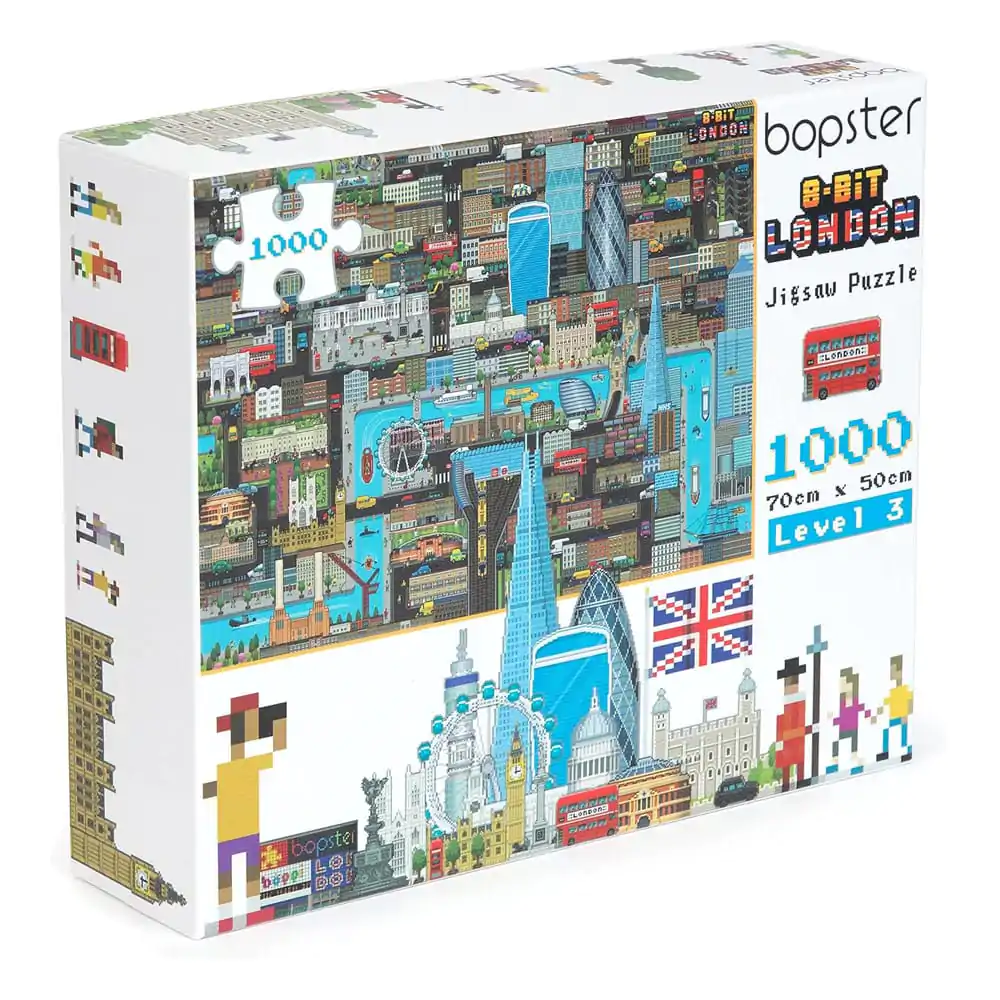 8-Bit Pixel Puzzle London Level 3 1000 Pieces product photo