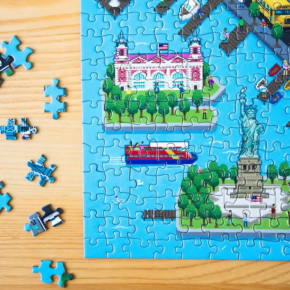 8-Bit Pixel Puzzle New York Level 1 180 Pieces product photo