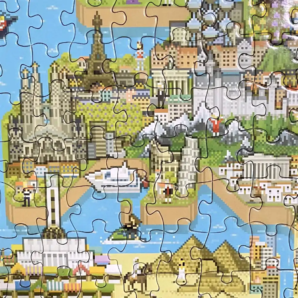 8-Bit Pixel Puzzle World Level 3 1000 Pieces product photo