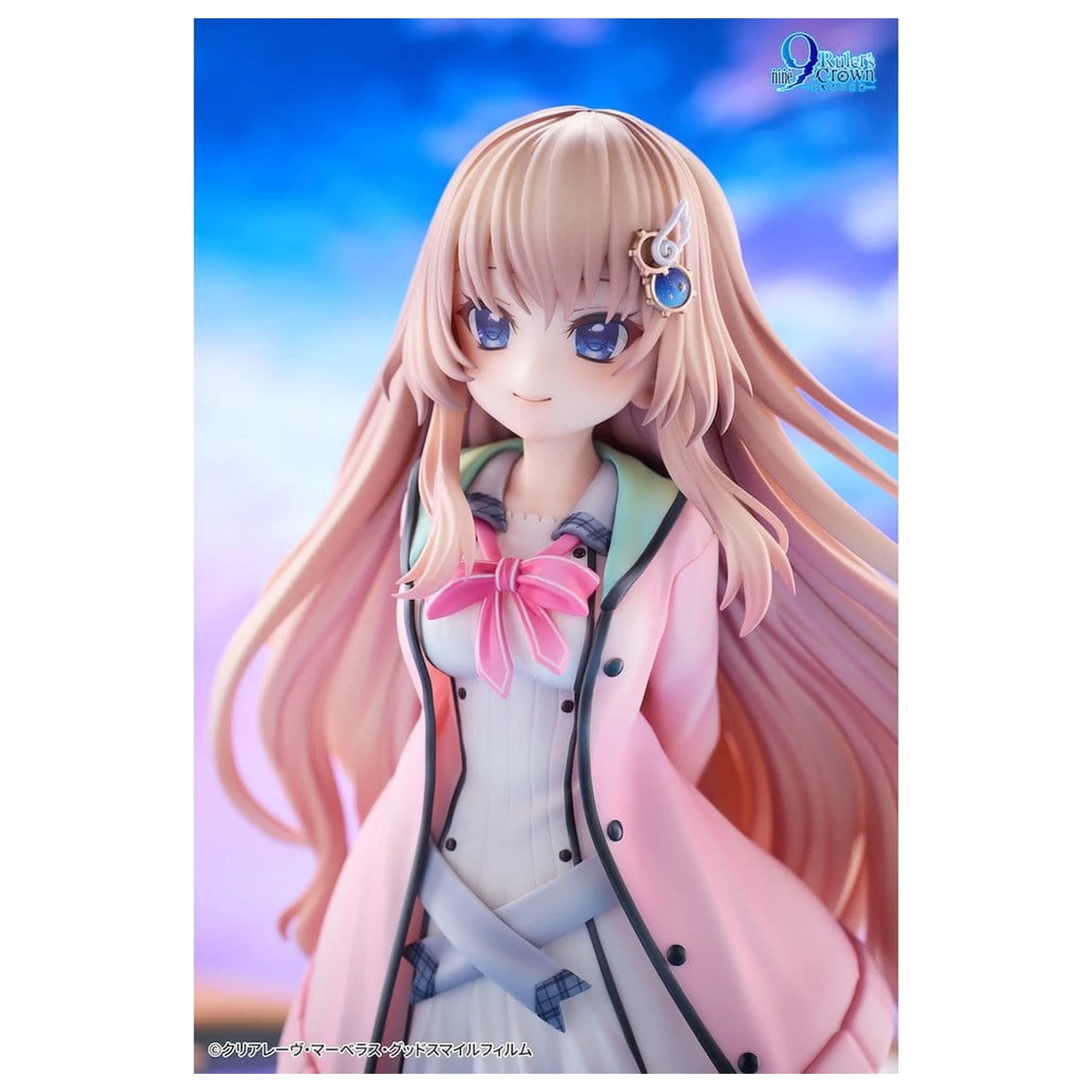 9-nine- PVC Figure 1/6 Ruler's Crown Miyako Kujo 25 cm product photo