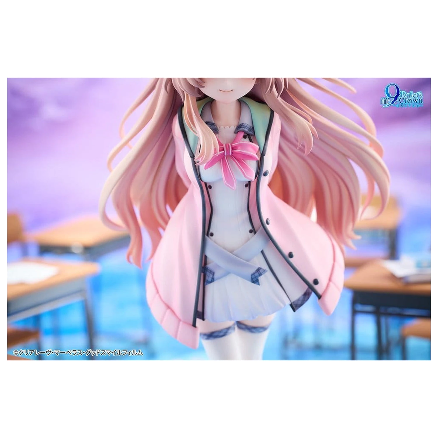 9-nine- PVC Figure 1/6 Ruler's Crown Miyako Kujo 25 cm product photo