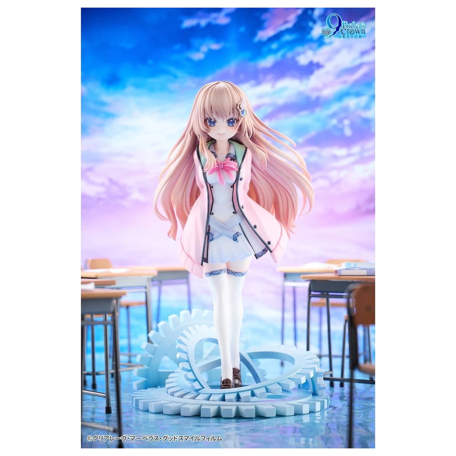 9-nine- PVC Figure 1/6 Ruler's Crown Miyako Kujo Deluxe Edition 25 cm product photo