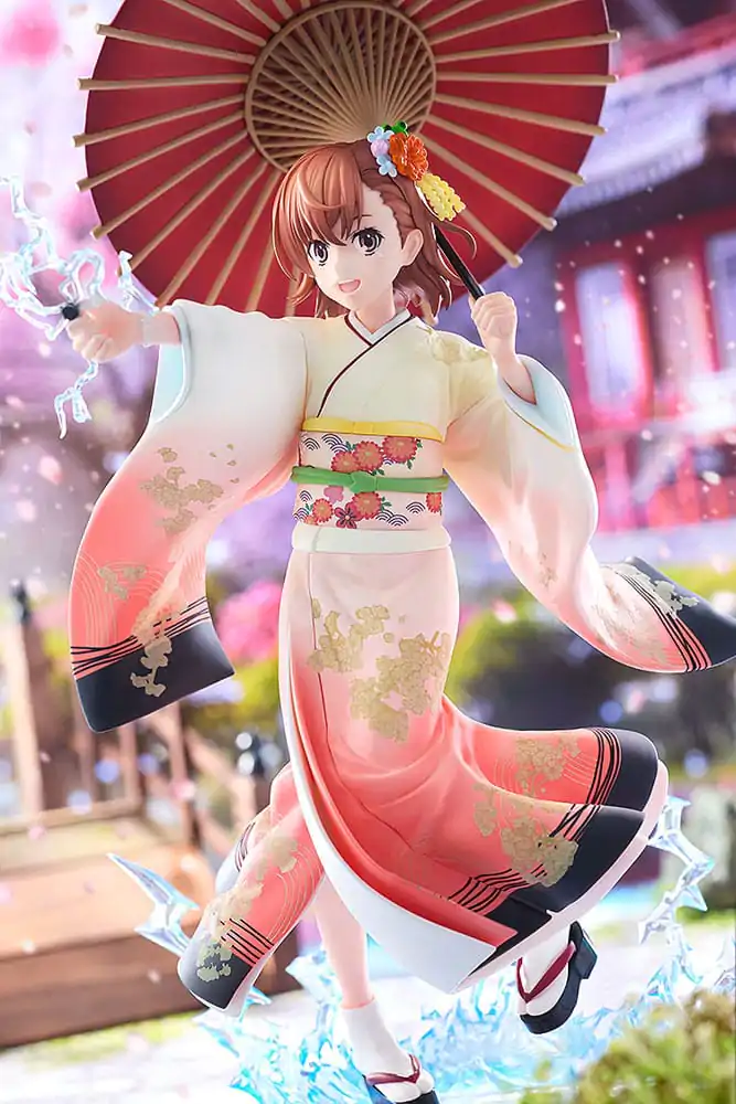 A Certain Scientific Railgun T Statue 1/7 Mikoto Misaka Furisode Kimono Ver. 28 cm product photo