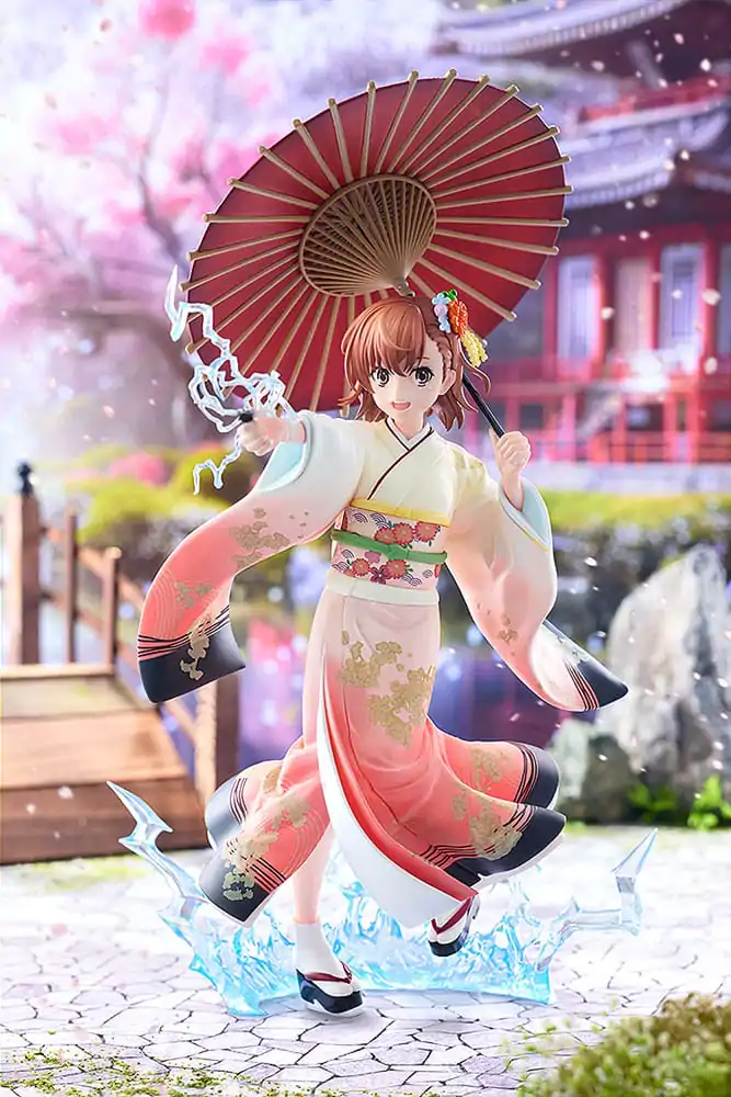 A Certain Scientific Railgun T Statue 1/7 Mikoto Misaka Furisode Kimono Ver. 28 cm product photo