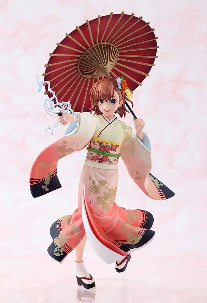 A Certain Scientific Railgun T Statue 1/7 Mikoto Misaka Furisode Kimono Ver. 28 cm product photo