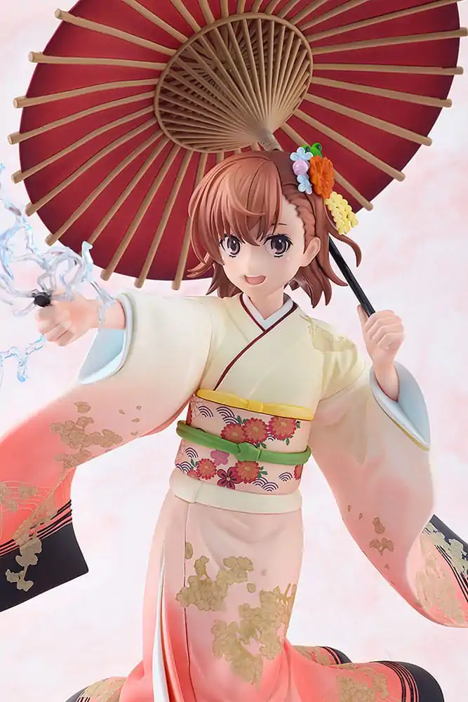 A Certain Scientific Railgun T Statue 1/7 Mikoto Misaka Furisode Kimono Ver. 28 cm product photo