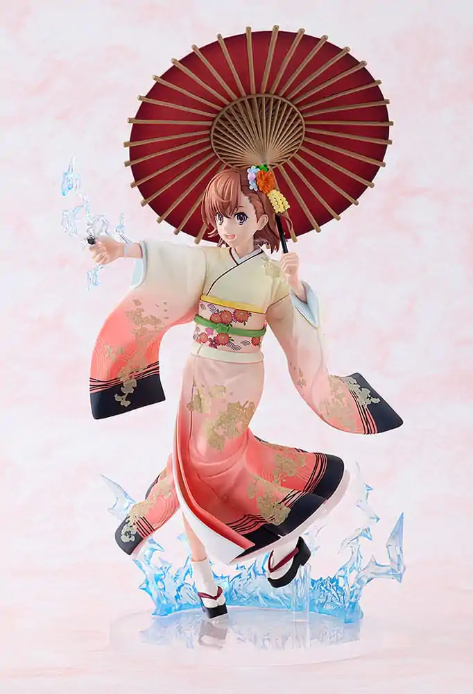 A Certain Scientific Railgun T Statue 1/7 Mikoto Misaka Furisode Kimono Ver. 28 cm product photo