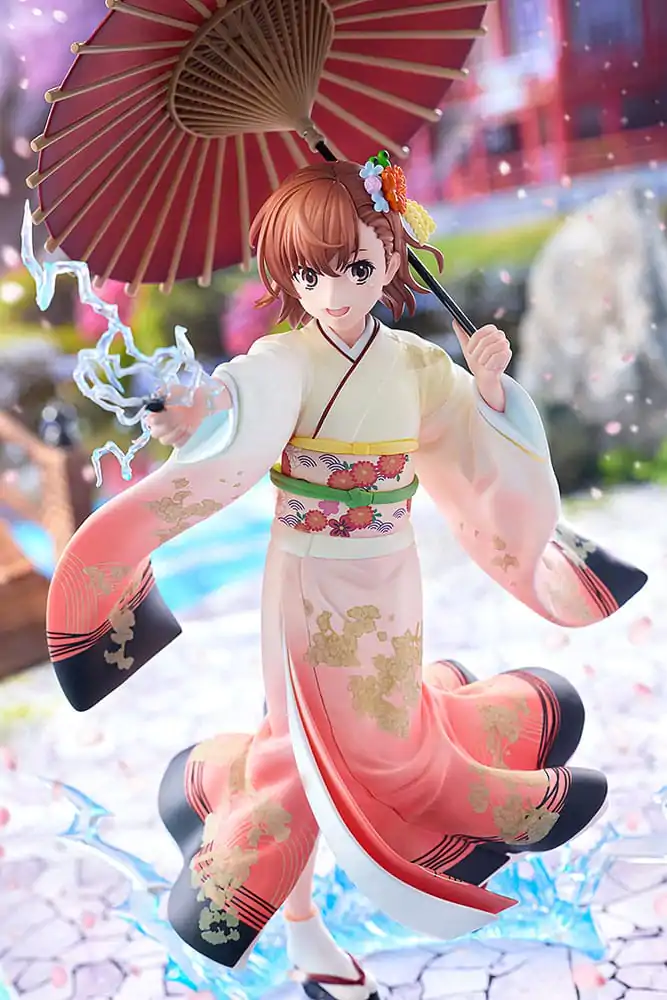 A Certain Scientific Railgun T Statue 1/7 Mikoto Misaka Furisode Kimono Ver. 28 cm product photo
