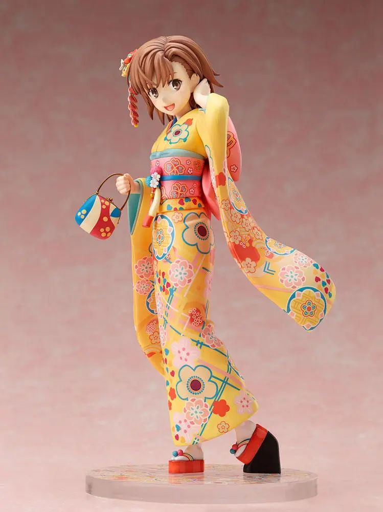 A Certain Scientific Railgun T PVC Statue 1/7 Mikoto Misaka Furisode Version 24 cm product photo