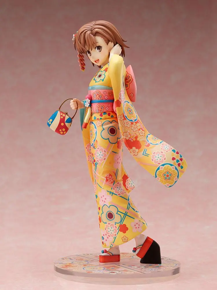 A Certain Scientific Railgun T PVC Statue 1/7 Mikoto Misaka Furisode Version 24 cm product photo