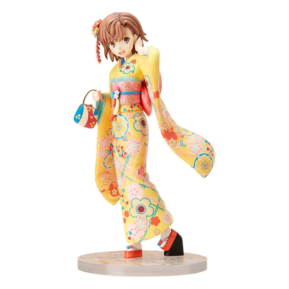 A Certain Scientific Railgun T PVC Statue 1/7 Mikoto Misaka Furisode Version 24 cm product photo