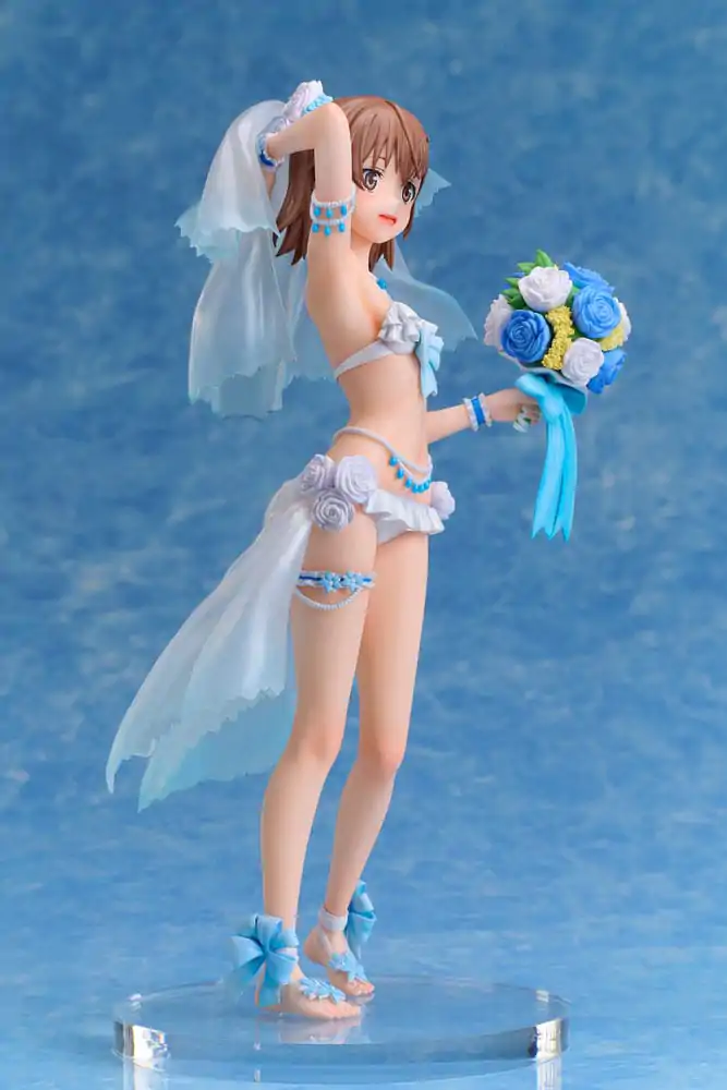 A Certain Scientific Railgun T PVC Statue 1/7 Mikoto Misaka Wedding Swimsuit Ver. 25 cm product photo