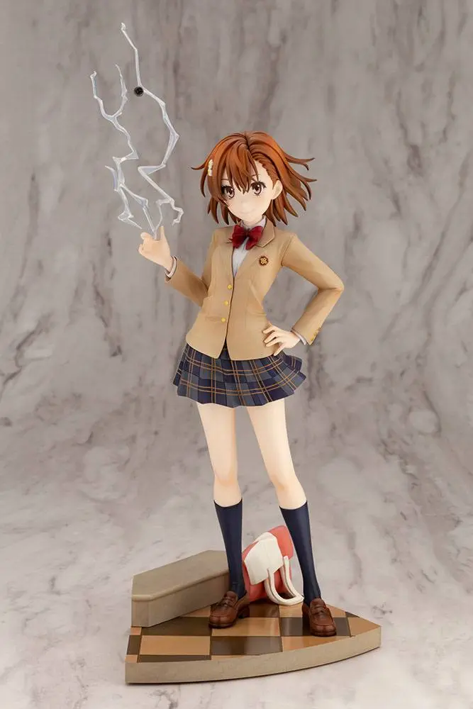 A Certain Scientific Railgun T PVC Statue 1/7 Misaka Mikoto 15th Anniversary Ver. Kotobukiya Luxury Ver. 30 cm product photo
