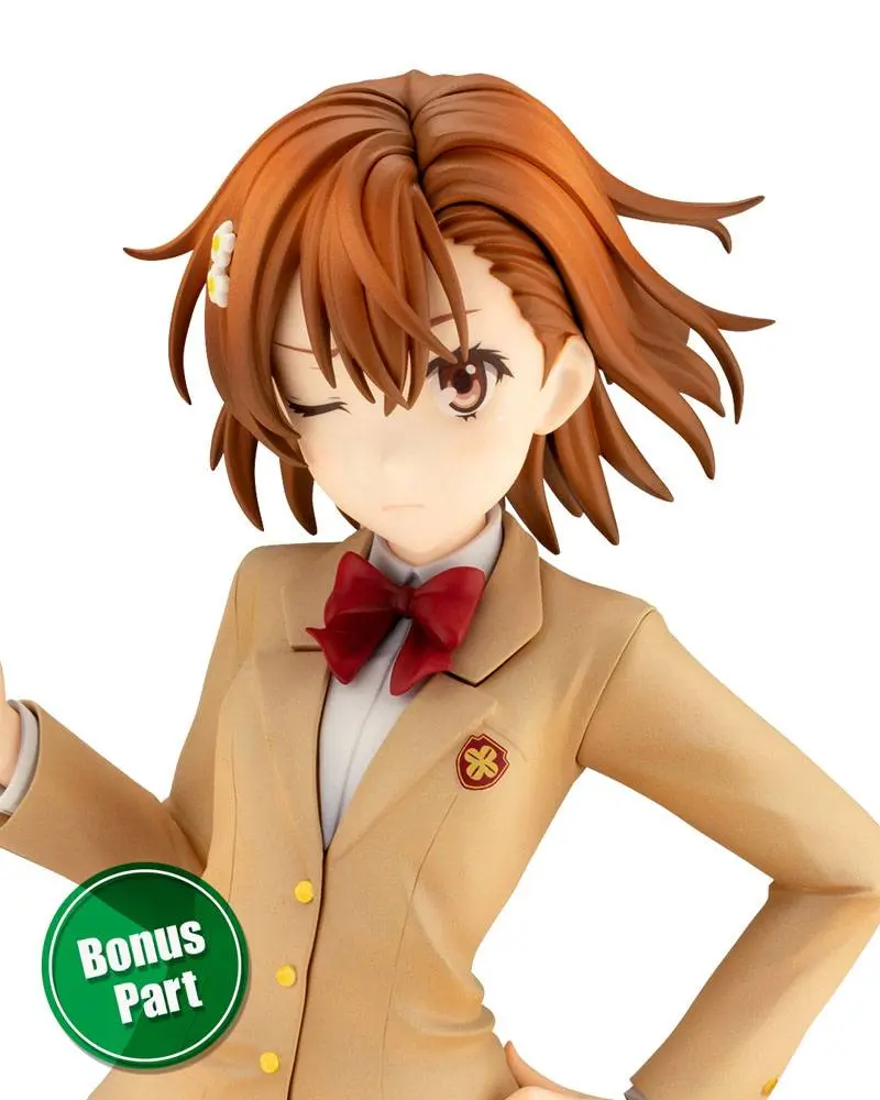 A Certain Scientific Railgun T PVC Statue 1/7 Misaka Mikoto 15th Anniversary Ver. Kotobukiya Luxury Ver. 30 cm product photo