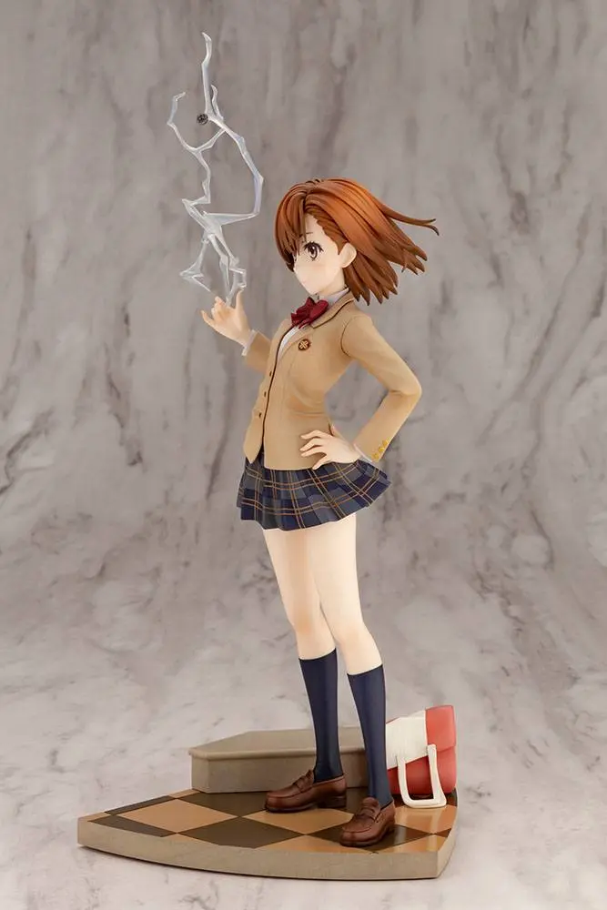 A Certain Scientific Railgun T PVC Statue 1/7 Misaka Mikoto 15th Anniversary Ver. Kotobukiya Luxury Ver. 30 cm product photo