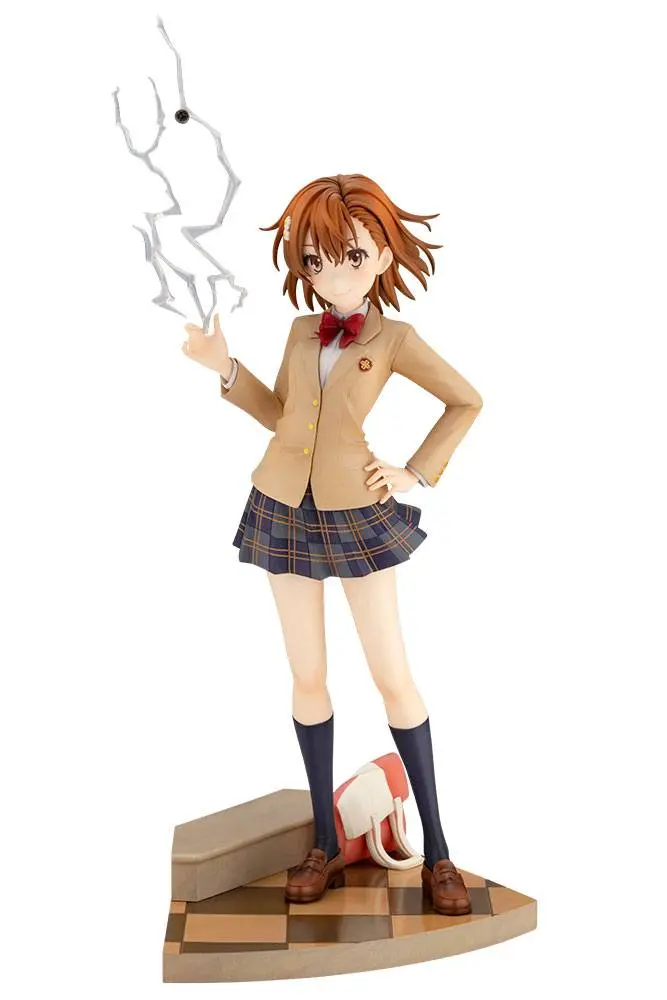 A Certain Scientific Railgun T PVC Statue 1/7 Misaka Mikoto 15th Anniversary Ver. Kotobukiya Luxury Ver. 30 cm product photo
