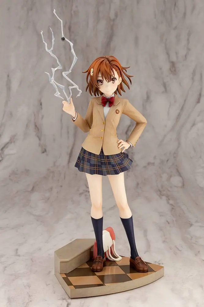 A Certain Scientific Railgun T PVC Statue 1/7 Misaka Mikoto 15th Anniversary Ver. Kotobukiya Luxury Ver. 30 cm product photo