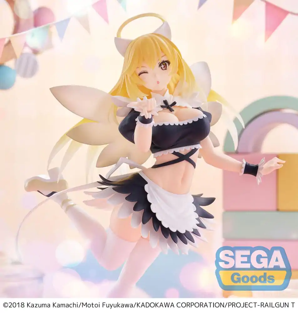 A Certain Scientific Railgun T Luminasta PVC Statue Misaki Shokuhou Fallen Angel Maid 20 cm product photo