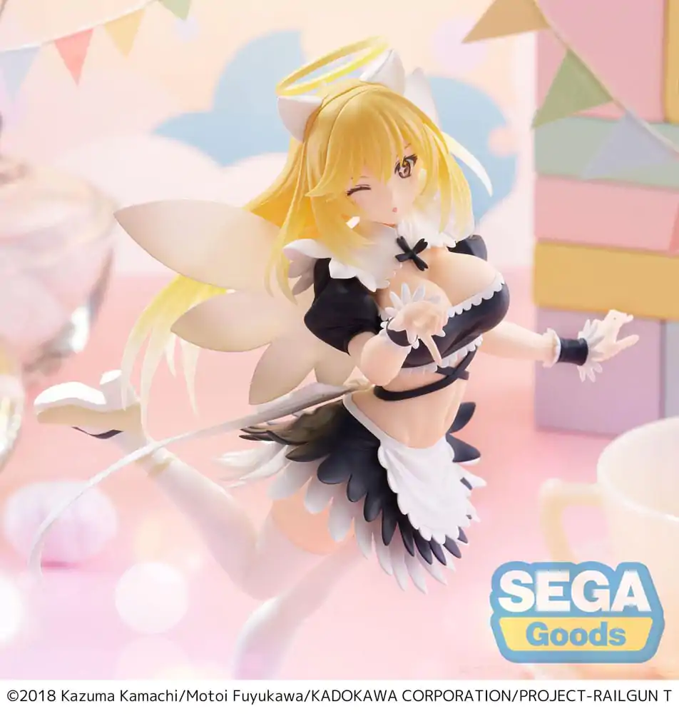 A Certain Scientific Railgun T Luminasta PVC Statue Misaki Shokuhou Fallen Angel Maid 20 cm product photo