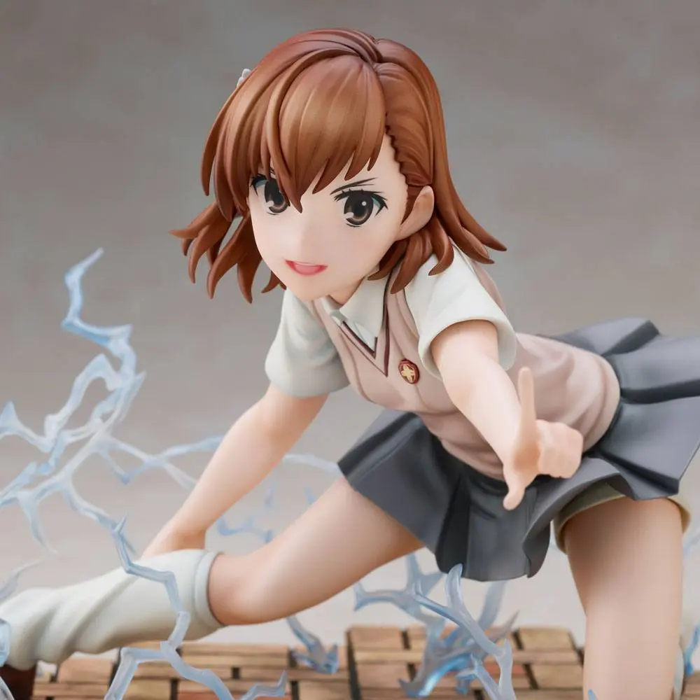 A Certain Scientific Railgun T PVC Statue Mikoto Misaka 14 cm product photo