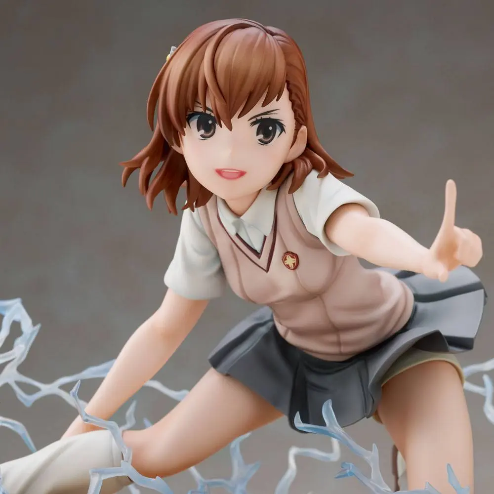 A Certain Scientific Railgun T PVC Statue Mikoto Misaka 14 cm product photo