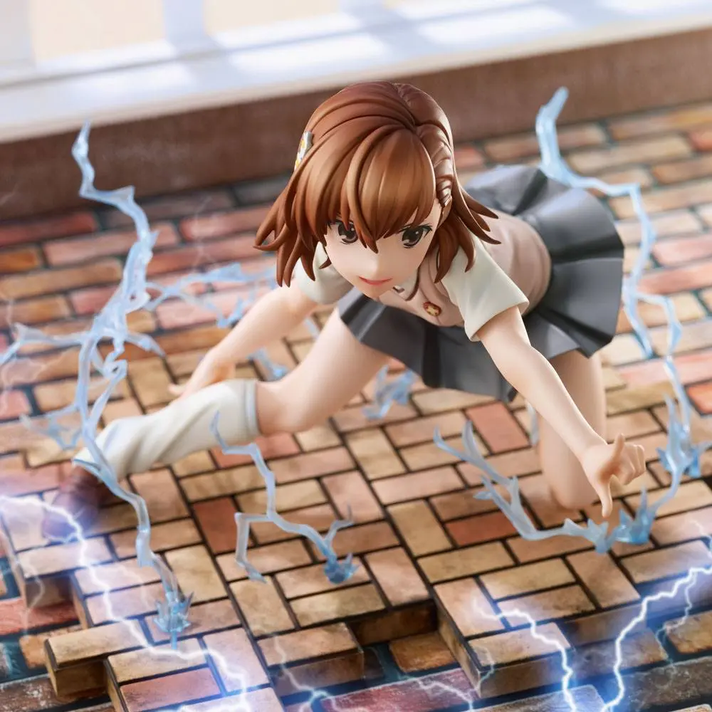 A Certain Scientific Railgun T PVC Statue Mikoto Misaka 14 cm product photo