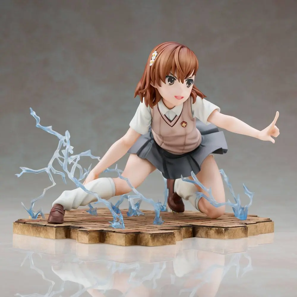 A Certain Scientific Railgun T PVC Statue Mikoto Misaka 14 cm product photo