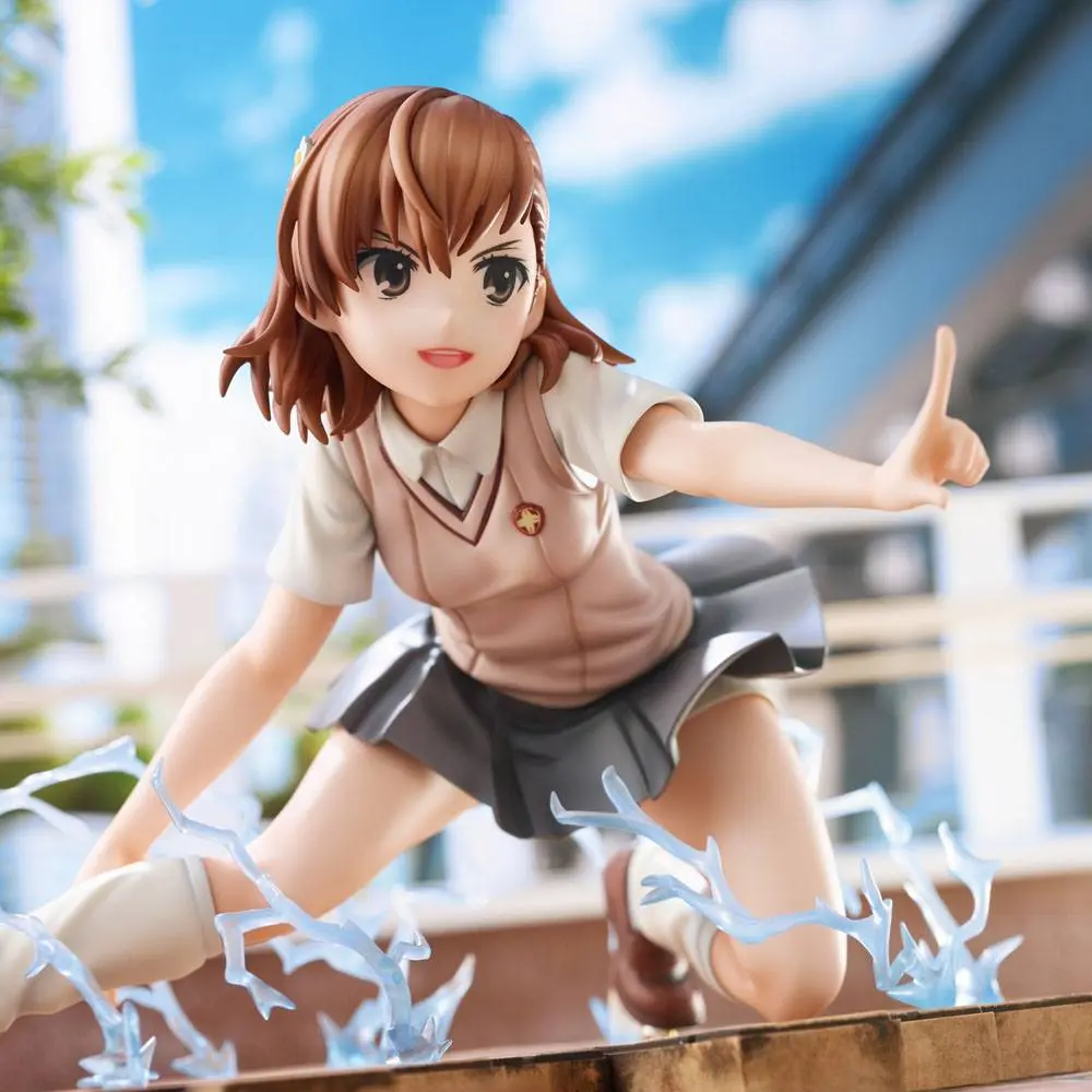 A Certain Scientific Railgun T PVC Statue Mikoto Misaka 14 cm product photo