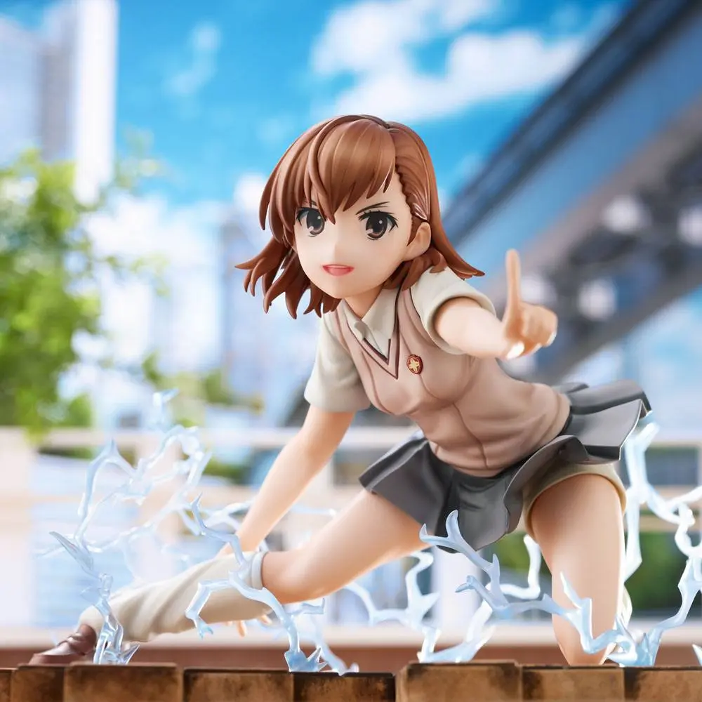 A Certain Scientific Railgun T PVC Statue Mikoto Misaka 14 cm product photo