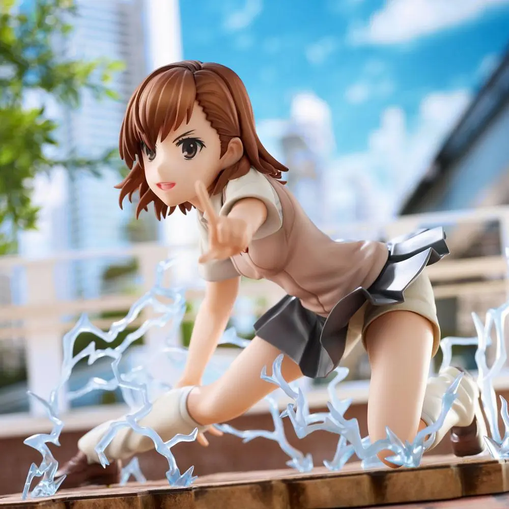 A Certain Scientific Railgun T PVC Statue Mikoto Misaka 14 cm product photo