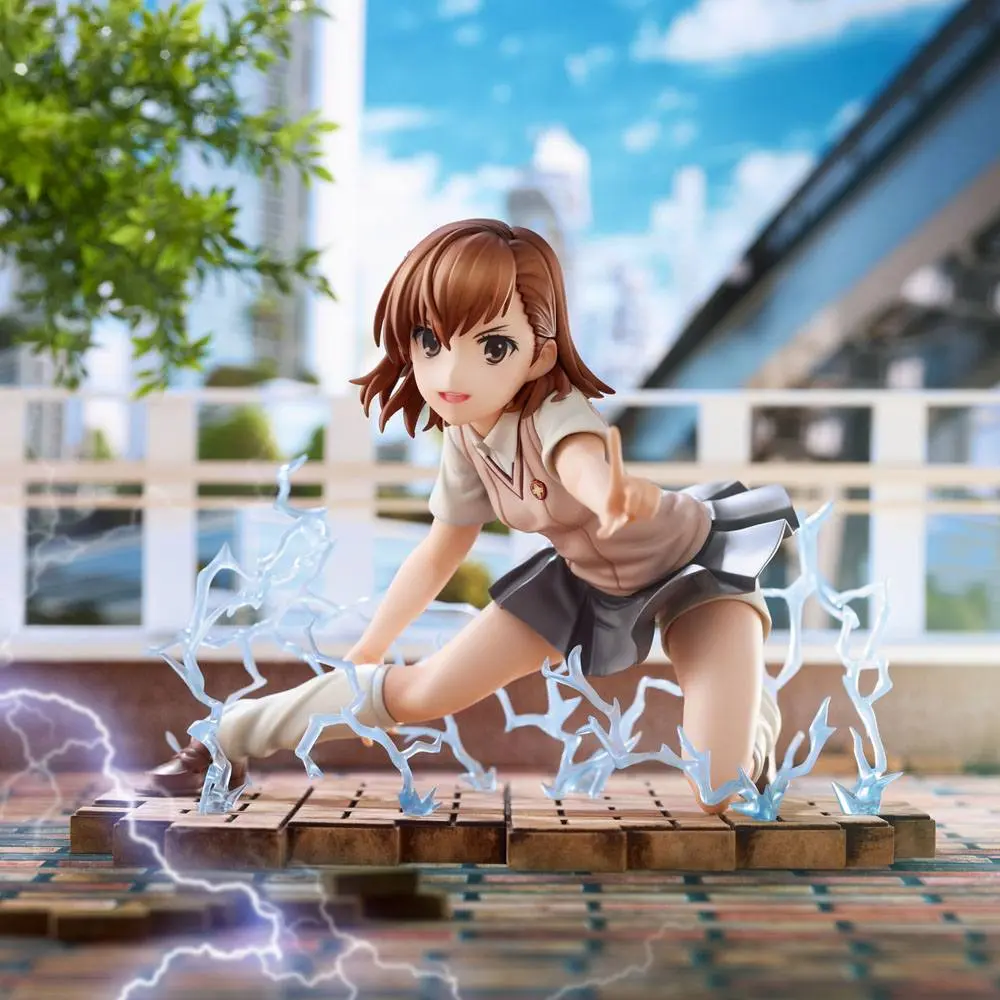 A Certain Scientific Railgun T PVC Statue Mikoto Misaka 14 cm product photo
