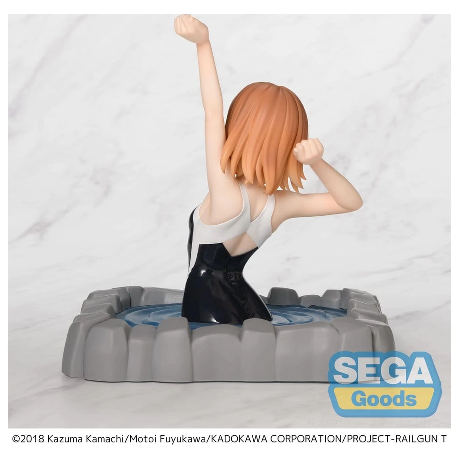 A Certain Scientific Railgun T Thermae Utopia PVC Statue Mikoto Misaka 14 cm     product photo